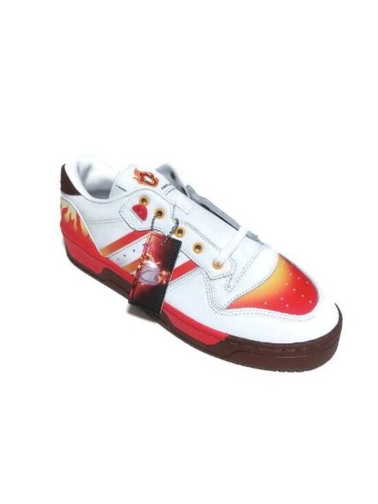 adidas Other - Adidas Rivalry Low Demon Slayer Rengoku Basketball Sneakers Mens 11 JI3310